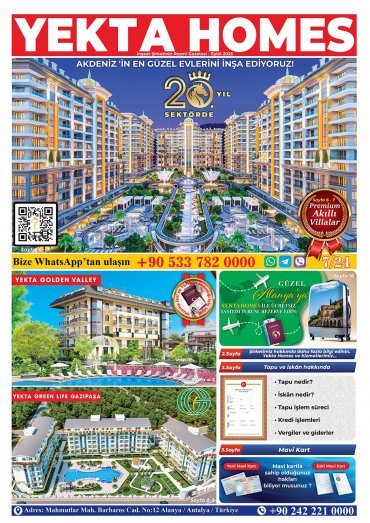 YEKTA HOMES Gazetesi - Sayı 9 - 2025